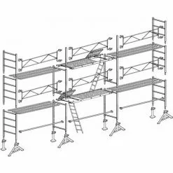 Échafaudage Altrad 49 Maçon 60 M²