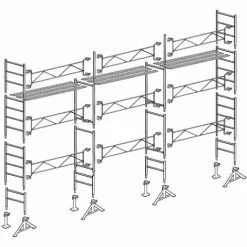 Échafaudage Altrad 49 Maçon 70 M²