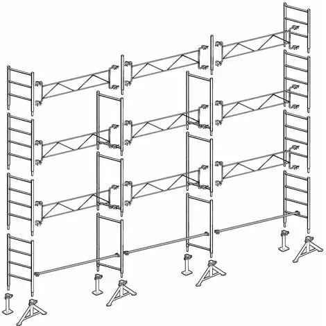 Échafaudage Altrad 49 Maçon 80 M² 1 Échafaudage Altrad 49 Maçon 80 M²