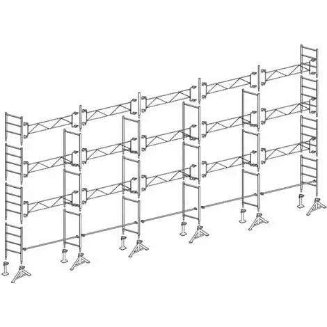 Échafaudage Altrad 49 Maçon 128 M² 1 Échafaudage Altrad 49 Maçon 128 M²