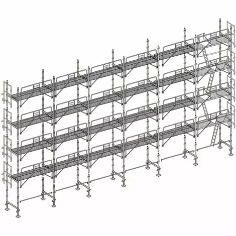 Échafaudage Altrad Façadier 190 M² 1 Échafaudage Altrad Façadier 190 M²