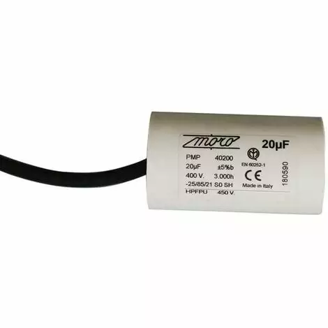 CONDENSATEUR 20uF MOTEUR BETONNIERE PRO. ALTRAD & GUY NOEL 1 CONDENSATEUR 20uF MOTEUR BETONNIERE PRO. ALTRAD & GUY NOEL
